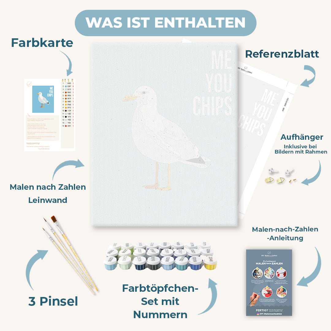 Malen nach Zahlen - Bettler