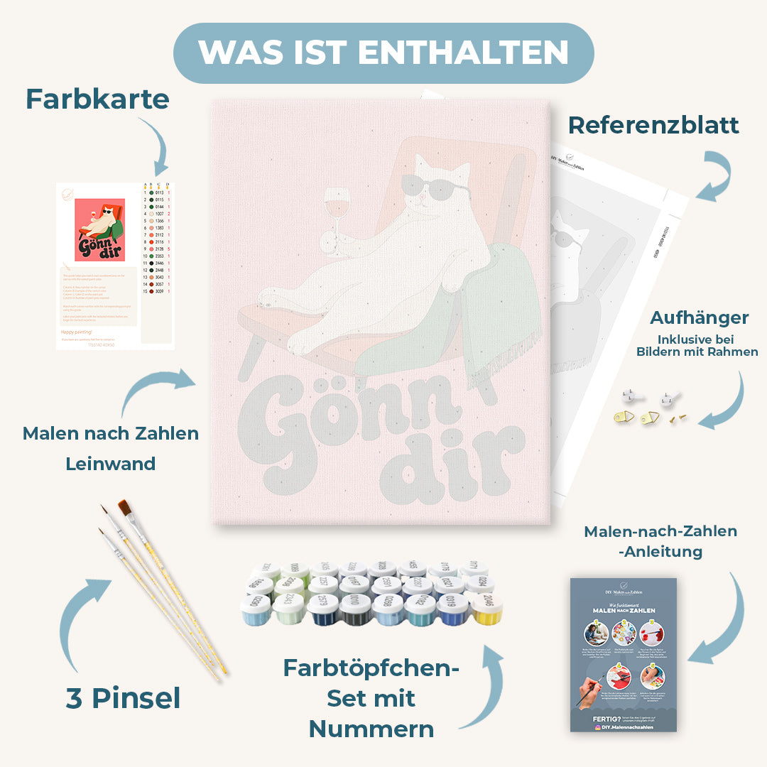 Malen nach Zahlen - Gönn dir was