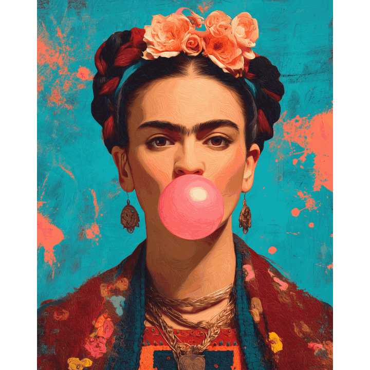 Malen nach Zahlen - Bubblegum Frida