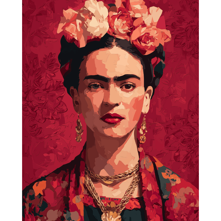 Malen nach Zahlen - Frida Kahlo