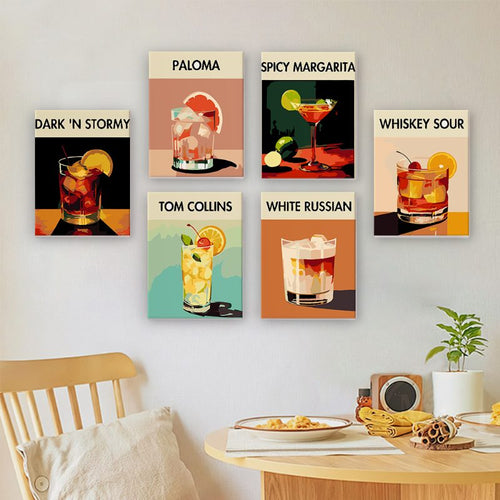 12 Mini Paintings | Deluxe Cocktail-Mix
