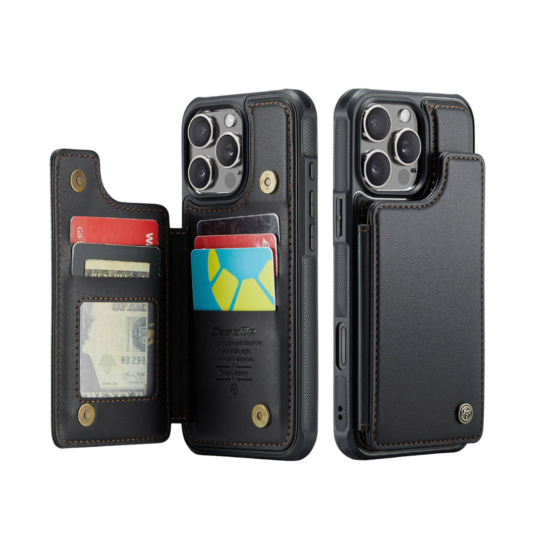 Harrison | RFID Blocking Magnetic Wallet Flip Phone Case (BUY 1 GET 1 FREE)