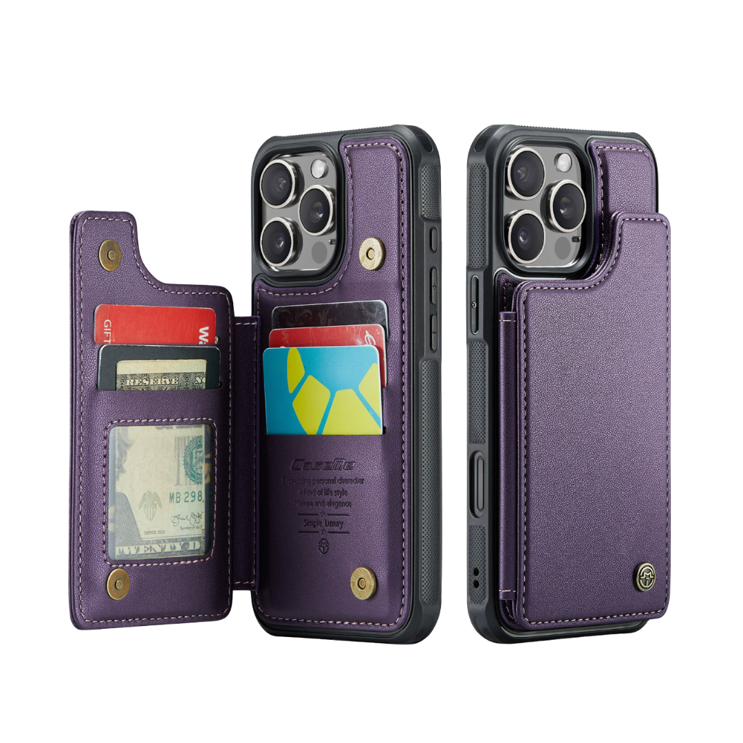Harrison | RFID Blocking Magnetic Wallet Flip Phone Case (BUY 1 GET 1 FREE)