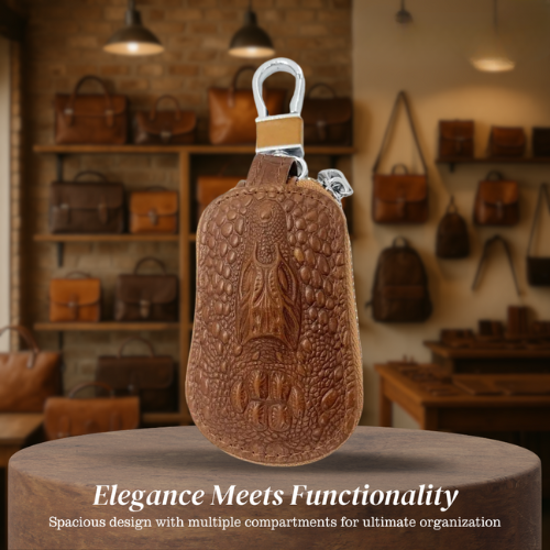 Bruno | Crocodile Embossed Leather Key Case (BUY 1 GET 1 FREE)