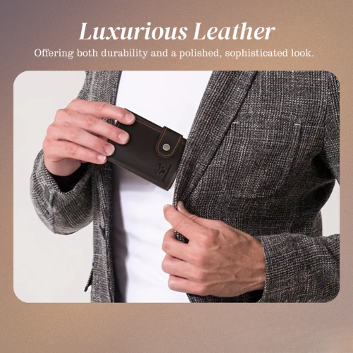 Mark | RFID Leather Money Clip | Wallet (BUY 1 GET 1 FREE)