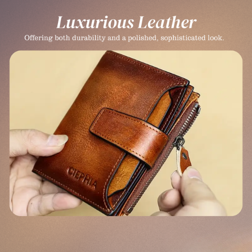 Callum | Vintage Leather RFID Duo-fold Wallet (BUY 1 GET 1 FREE)