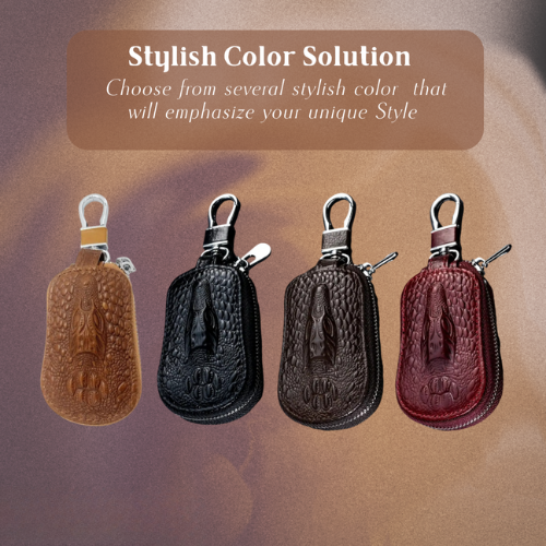 Bruno | Crocodile Embossed Leather Key Case (BUY 1 GET 1 FREE)
