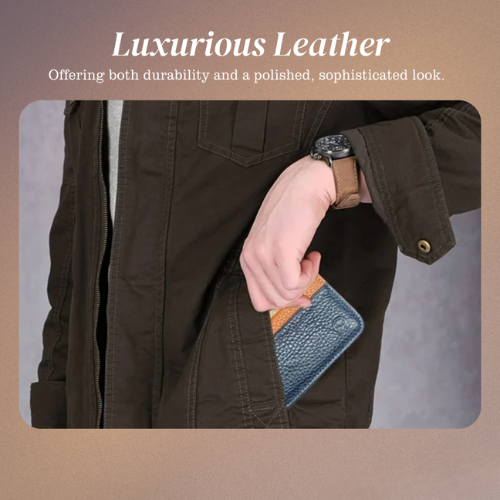 Grayson | Genuine Leather Slim Card Wallet (BUY 1 GET 1 FREE)