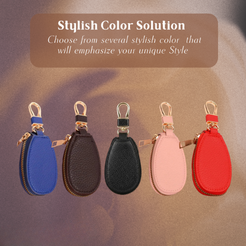 Rufus | Pebble Grain Leather Key Case Holder (BUY 1 GET 1 FREE)