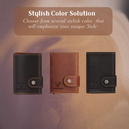 Mark | RFID Leather Money Clip | Wallet (BUY 1 GET 1 FREE)