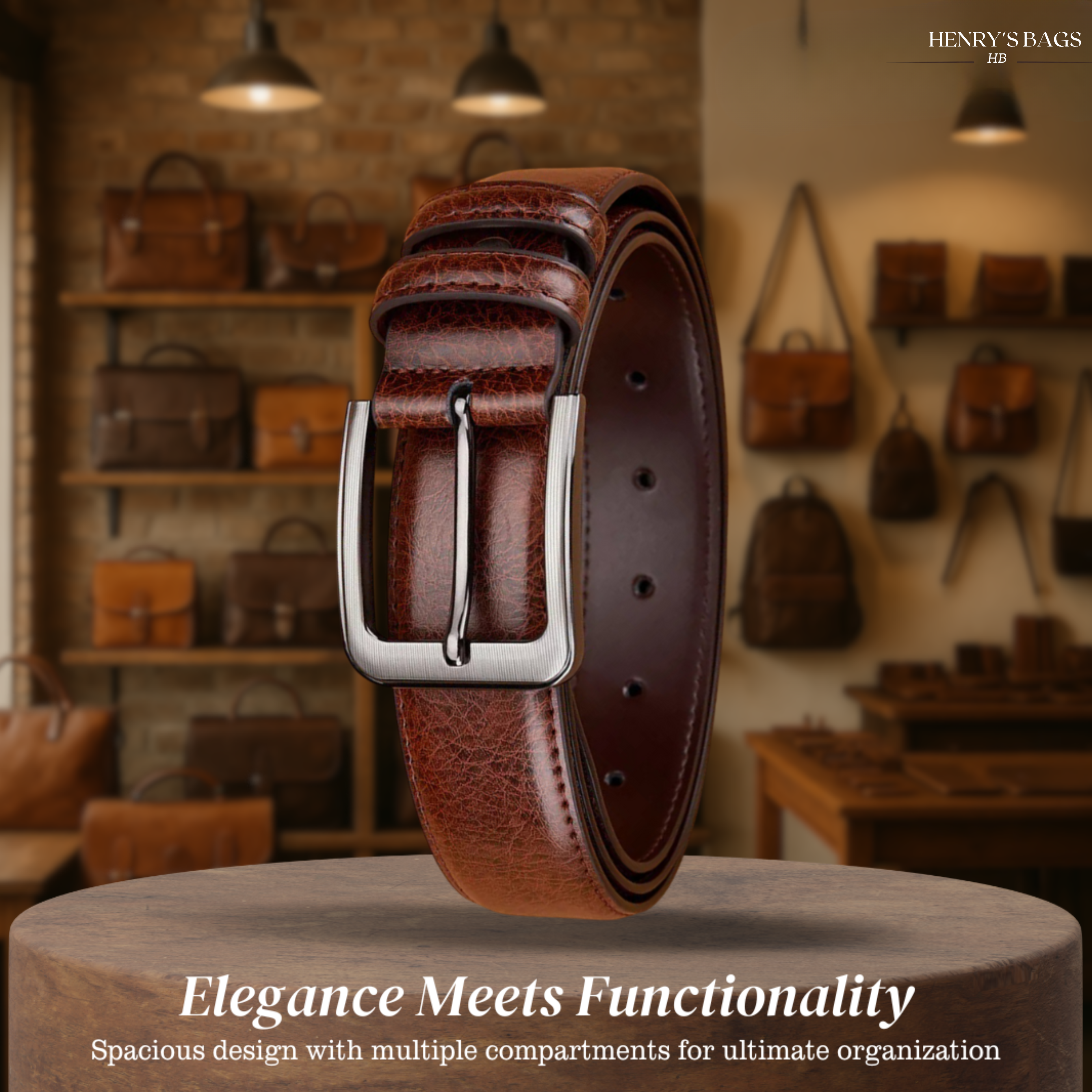 Logan | Belt with Classic Buckle