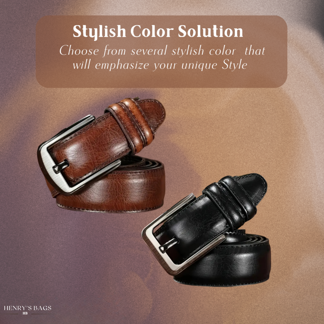 Logan | Belt with Classic Buckle (BUY 1 GET 1 FREE)