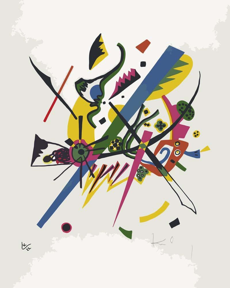 Malen nach Zahlen - Kleine Welten I - Wassily Kandinsky