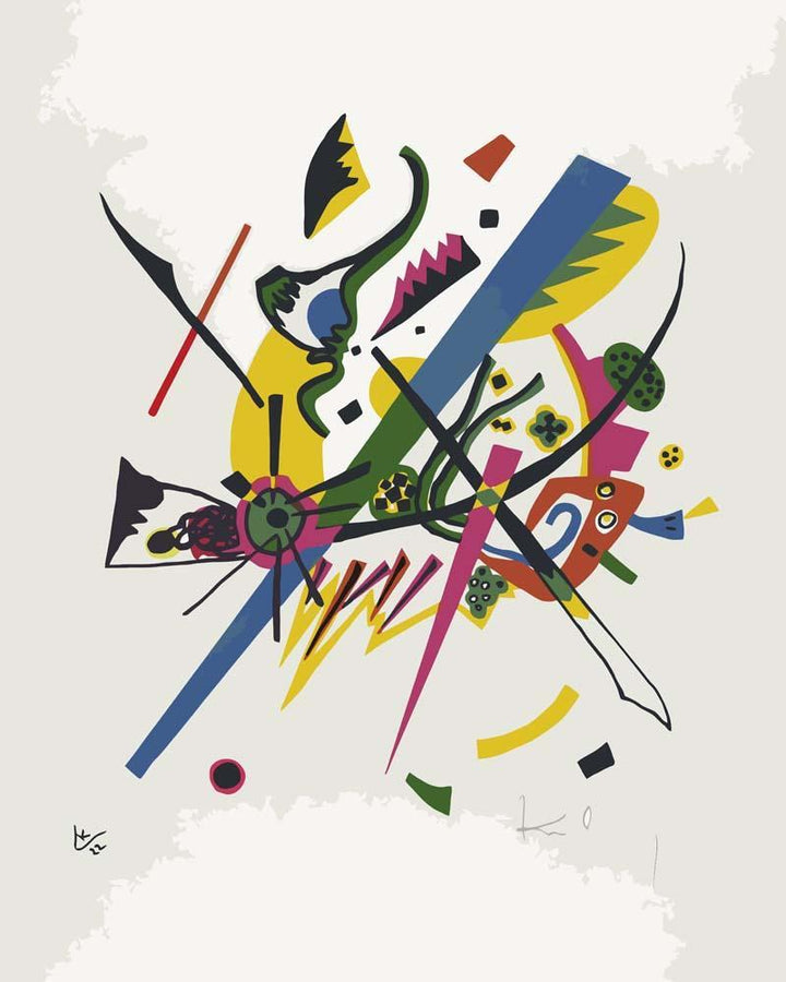 Malen nach Zahlen - Kleine Welten I - Wassily Kandinsky