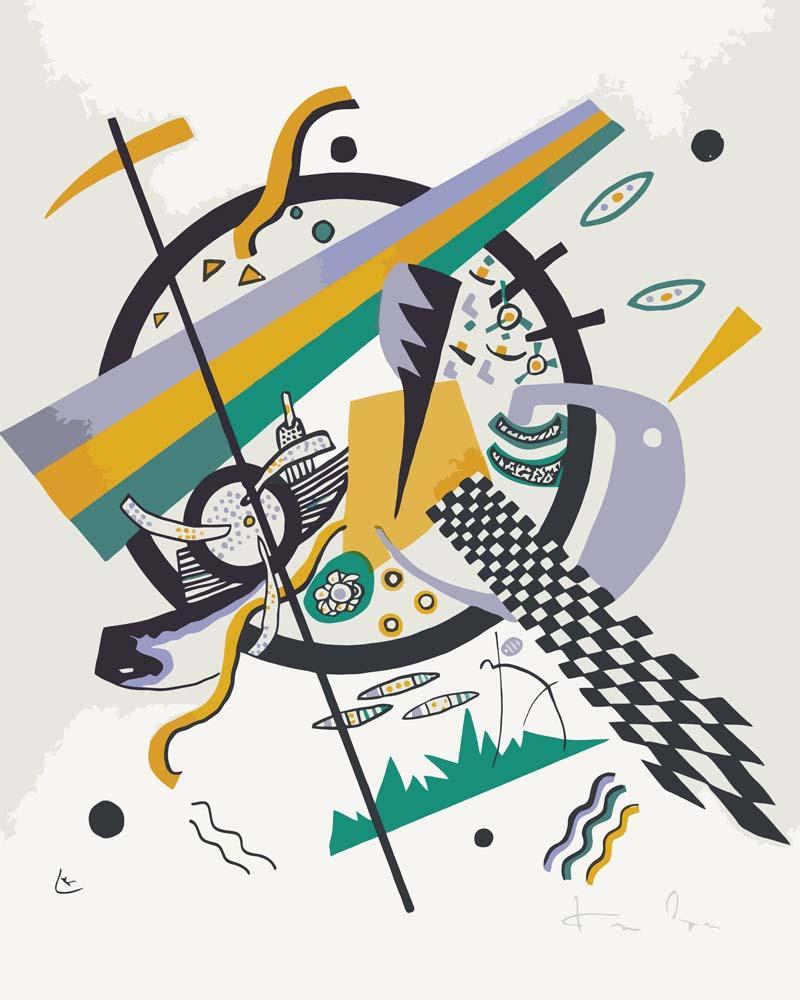 Malen nach Zahlen - Kleine Welten IV - Wassily Kandinsky