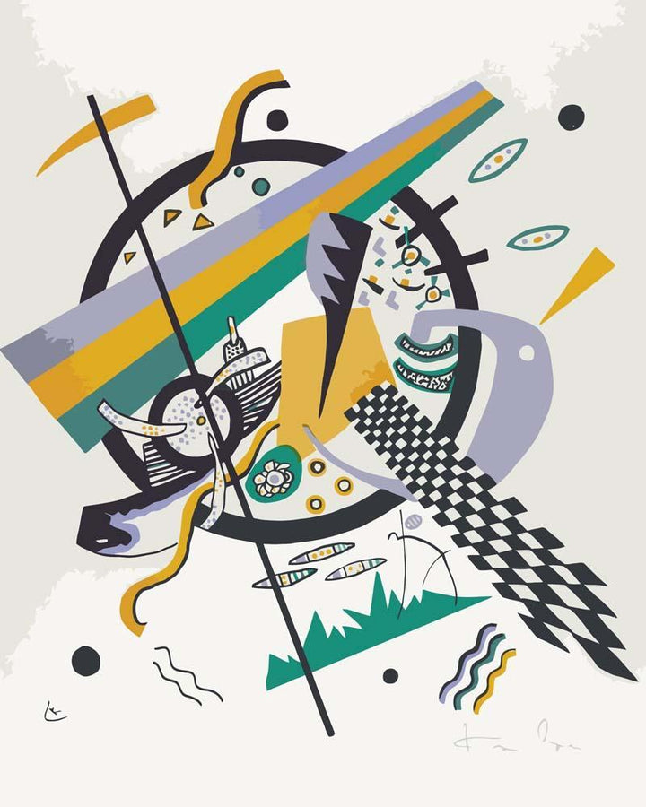 Malen nach Zahlen - Kleine Welten IV - Wassily Kandinsky
