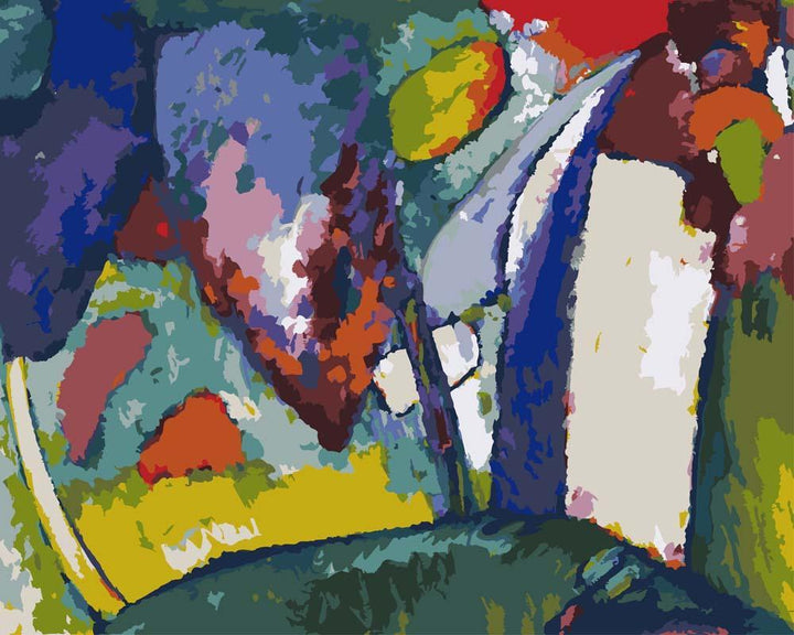 Malen nach Zahlen - Wasserfall - Wassily Kandinsky