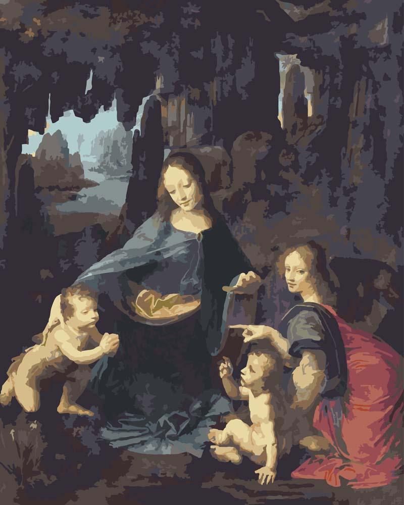 Malen nach Zahlen - Felsgrottenmadonna - Leonardo da Vinci