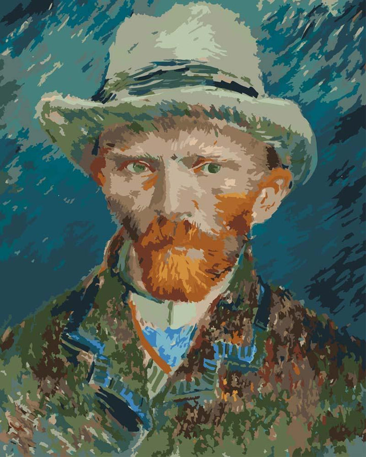 Malen nach Zahlen - Selbstporträt - Vincent van Gogh