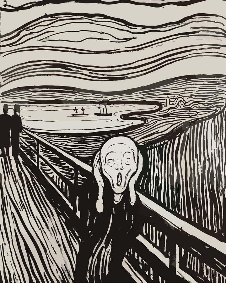 Malen nach Zahlen - The Scream - Edvard Munch
