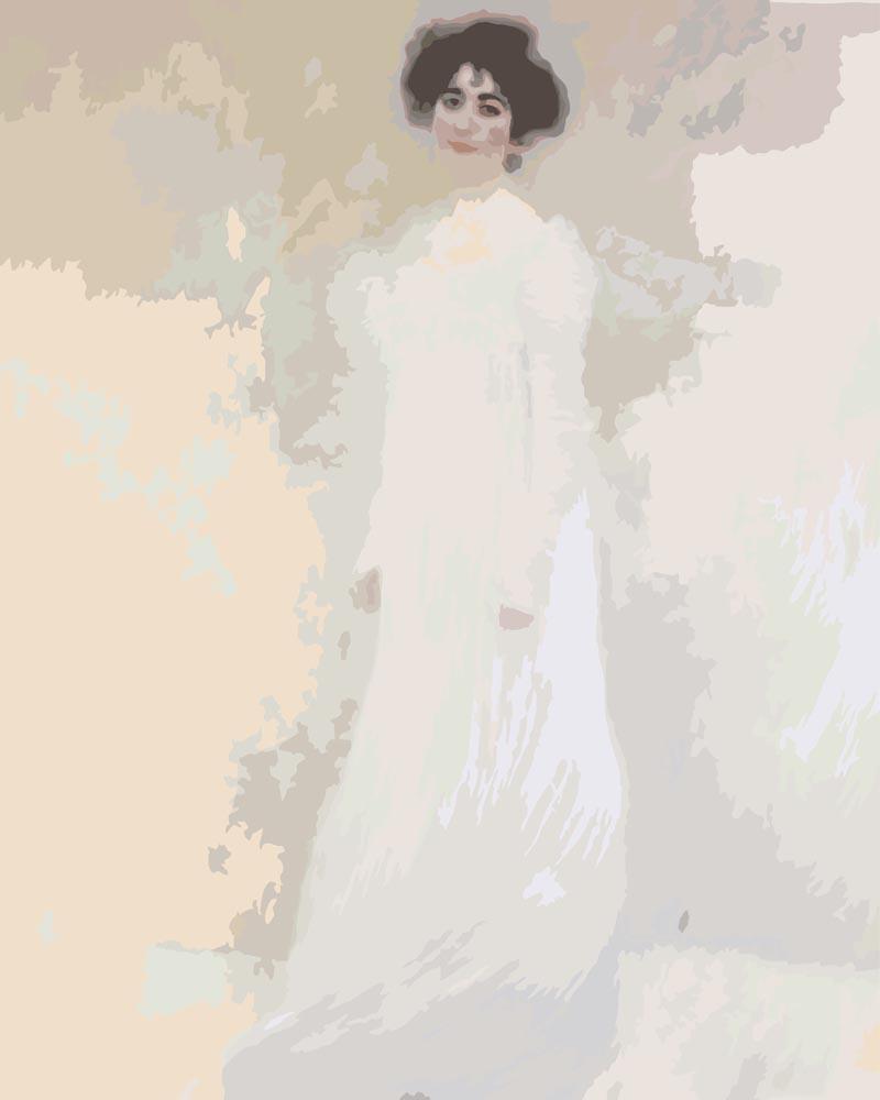 Malen nach Zahlen - Porträt der Serena Lederer - Gustav Klimt
