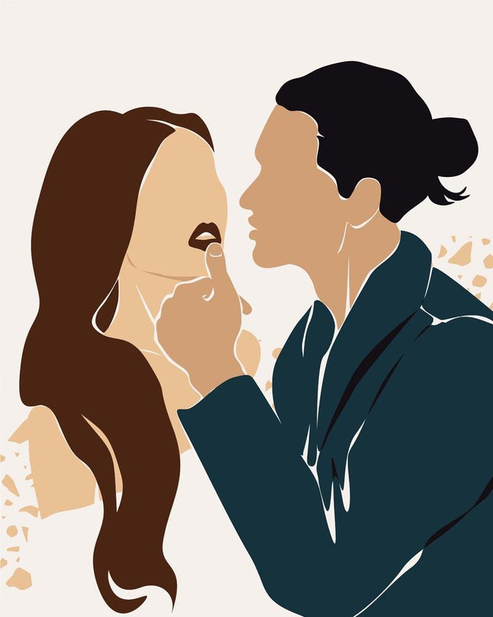 Malen nach Zahlen - People Illustration 16
