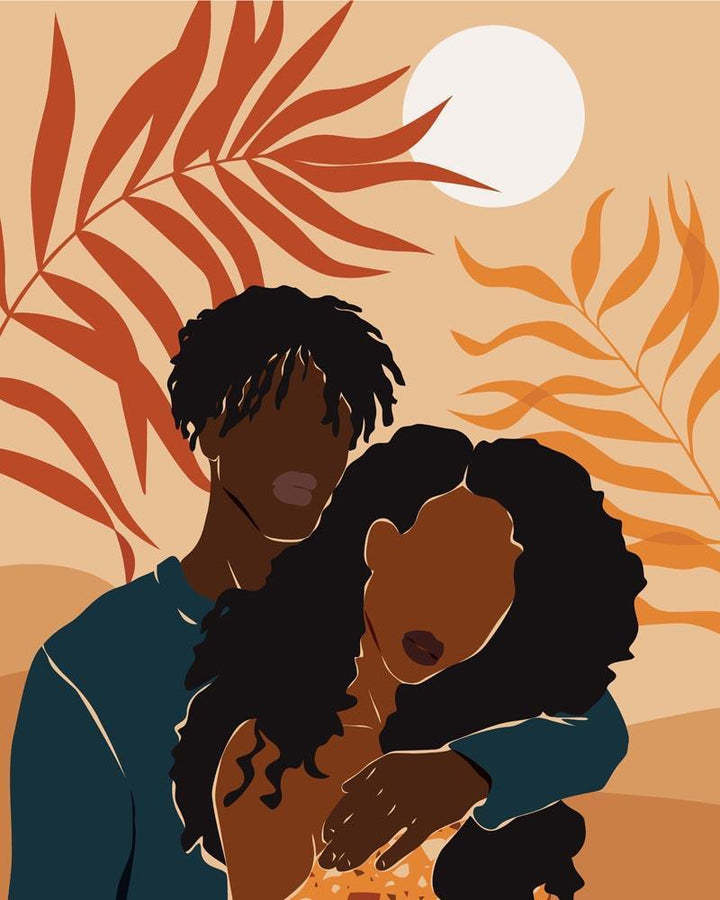 Malen nach Zahlen - People Illustration 20