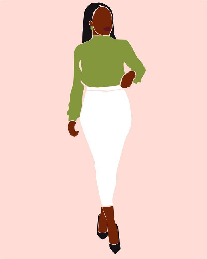 Malen nach Zahlen - Lady Boss Portrait - 10