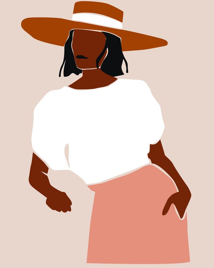 Malen nach Zahlen - Lady Boss Portrait - 15