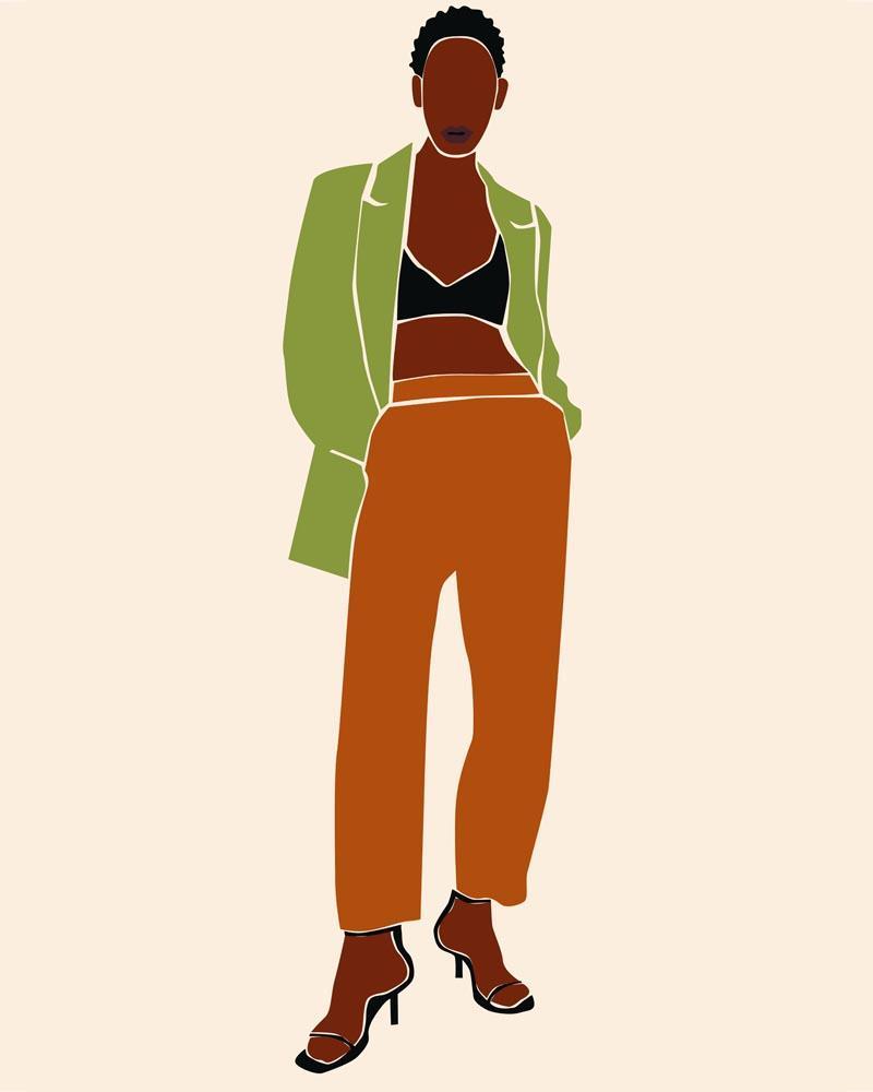 Malen nach Zahlen - Lady Boss Portrait - 19