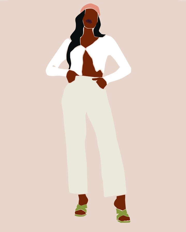 Malen nach Zahlen - Lady Boss Portrait - 21