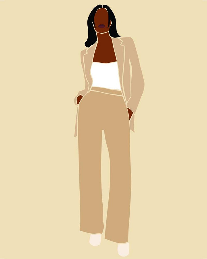 Malen nach Zahlen - Lady Boss Portrait - 22