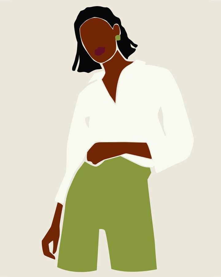 Malen nach Zahlen - Lady Boss Portrait - 24