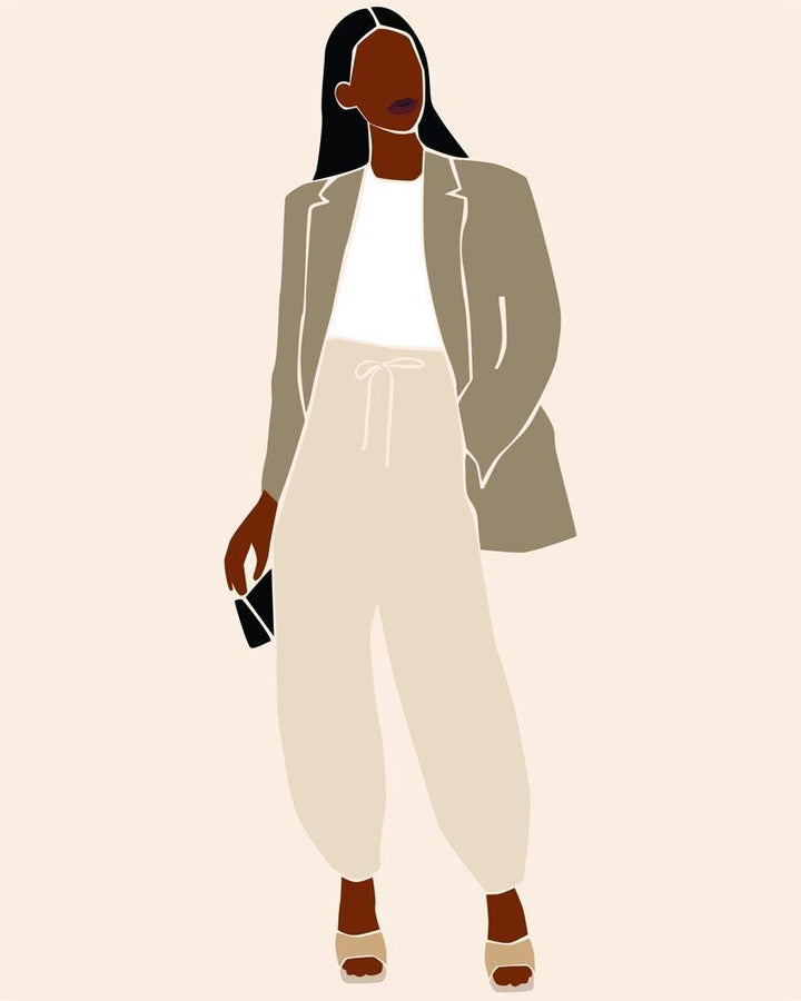 Malen nach Zahlen - Lady Boss Portrait - 25