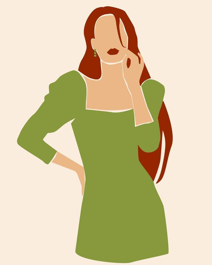 Malen nach Zahlen - Lady Boss Portrait - 6