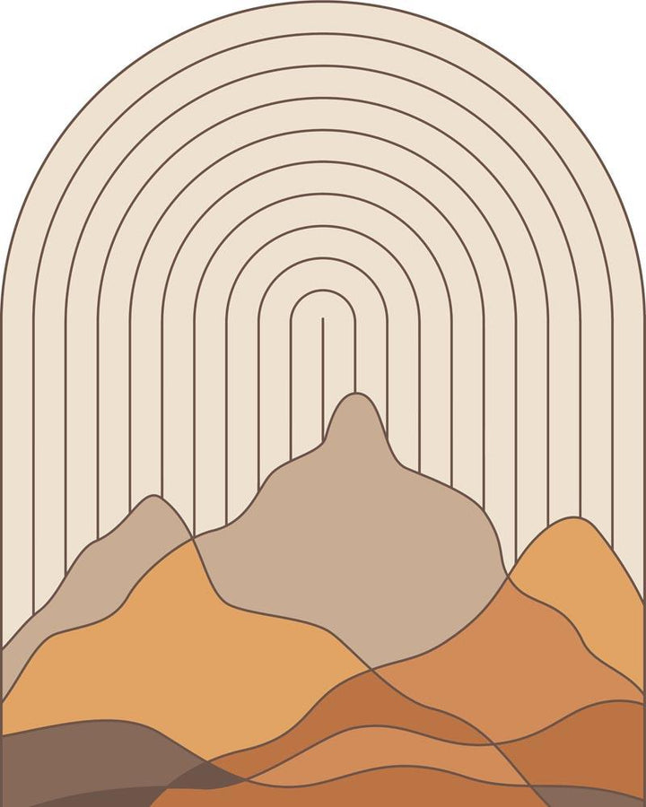 Malen nach Zahlen - Boho - Landschaft - 10