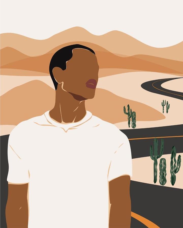 Malen nach Zahlen - People Illustration 23