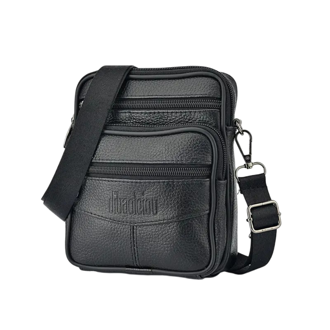 Brian | Textured Crossbody with Triple-Zip Utility (BUY 1 GET 1 FREE)