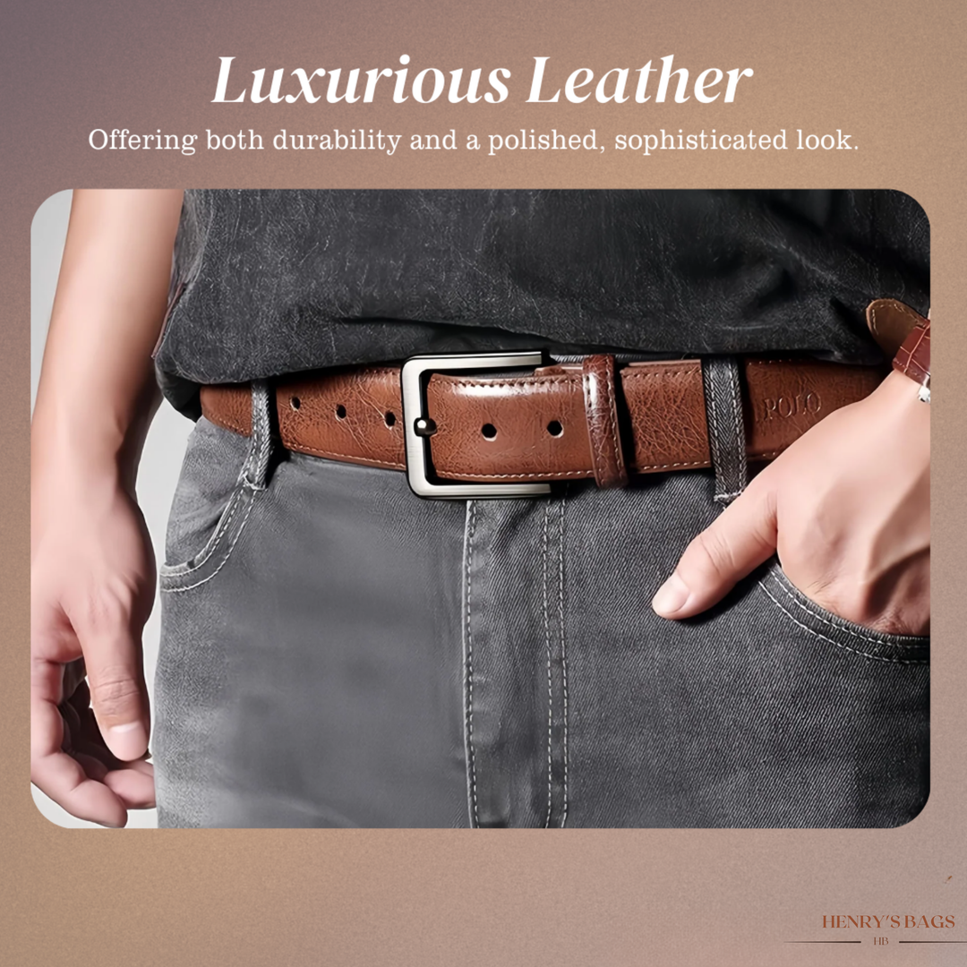 Logan | Belt with Classic Buckle (BUY 1 GET 1 FREE)