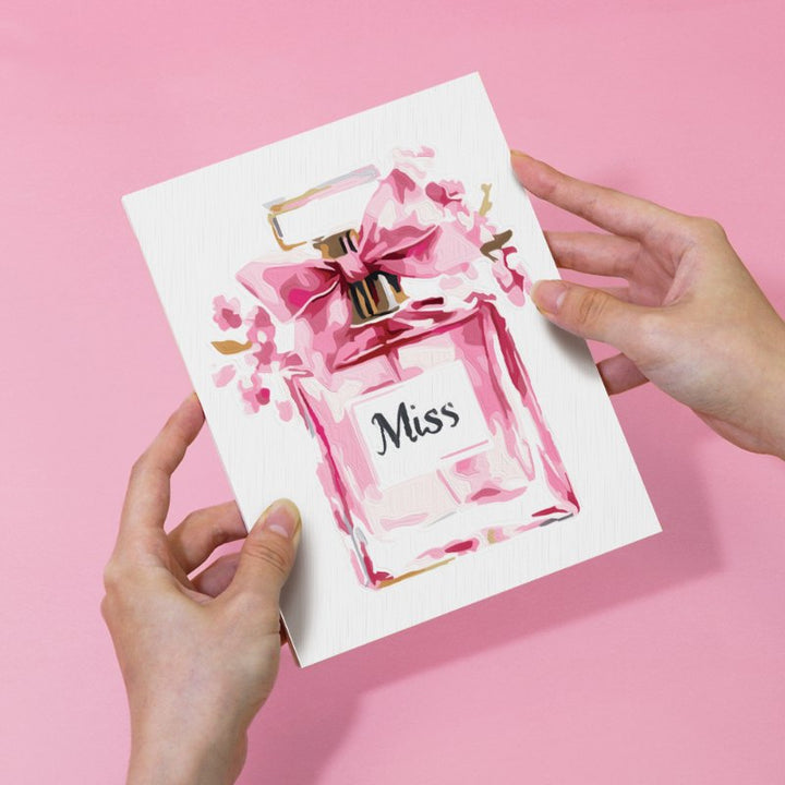 Malen nach Zahlen – 6 Mini-Gemälde | Pink glamour Set
