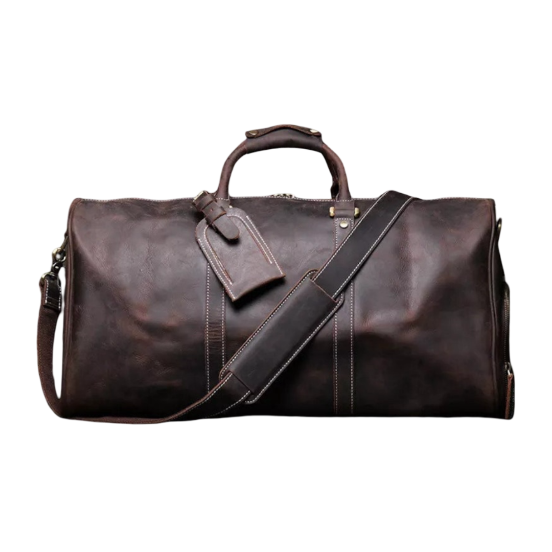 Easton | Full-Grain Leather Duffel for Travel and Weekends (BUY 1 GET 1 FREE)