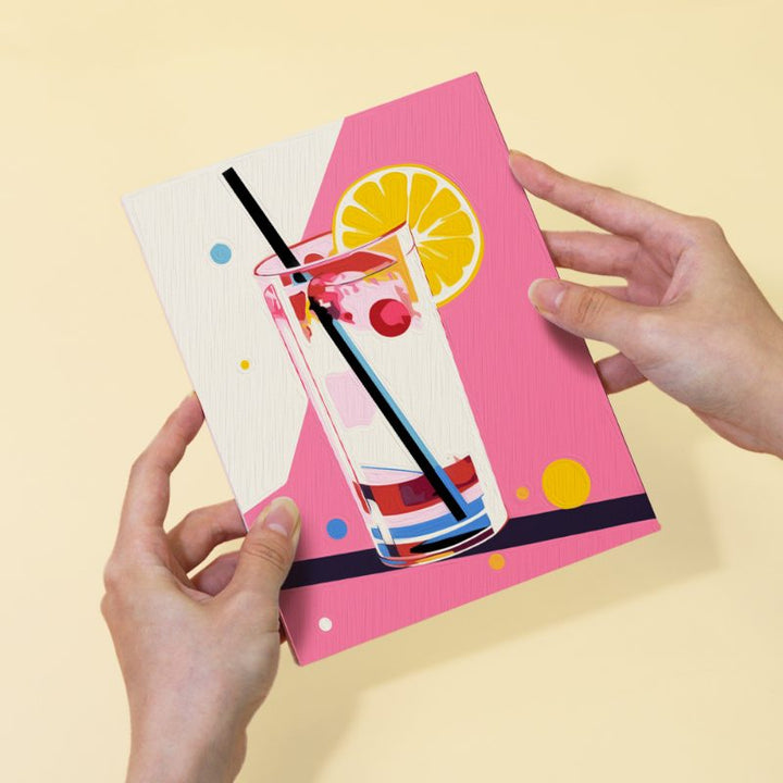 Malen nach Zahlen - 6 Mini-Gemälde | Classy Cocktail-Set