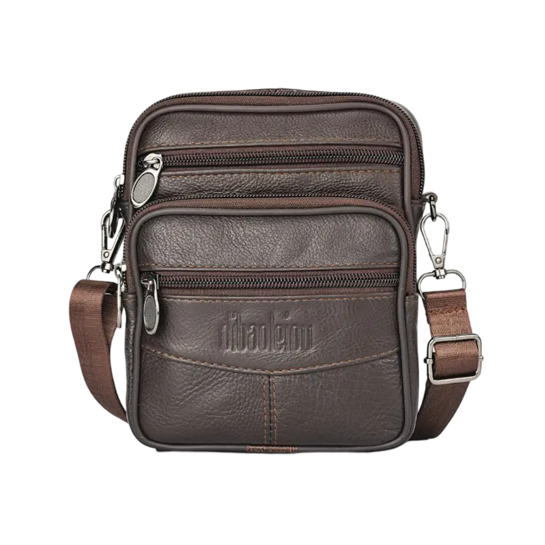 Brian | Textured Crossbody with Triple-Zip Utility (BUY 1 GET 1 FREE)