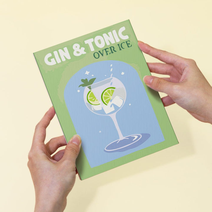 Malen nach Zahlen - 6 Mini-Gemälde |  Buntes Cocktail-Set