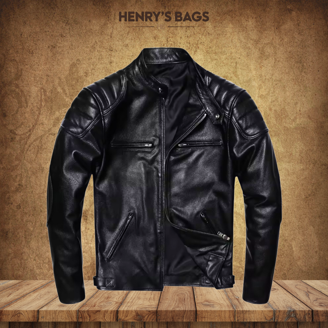 Alexander | Vintage Racer Leather Jacket