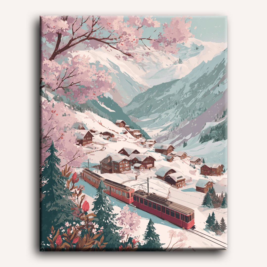 Malen nach Zahlen - Alpenexpress