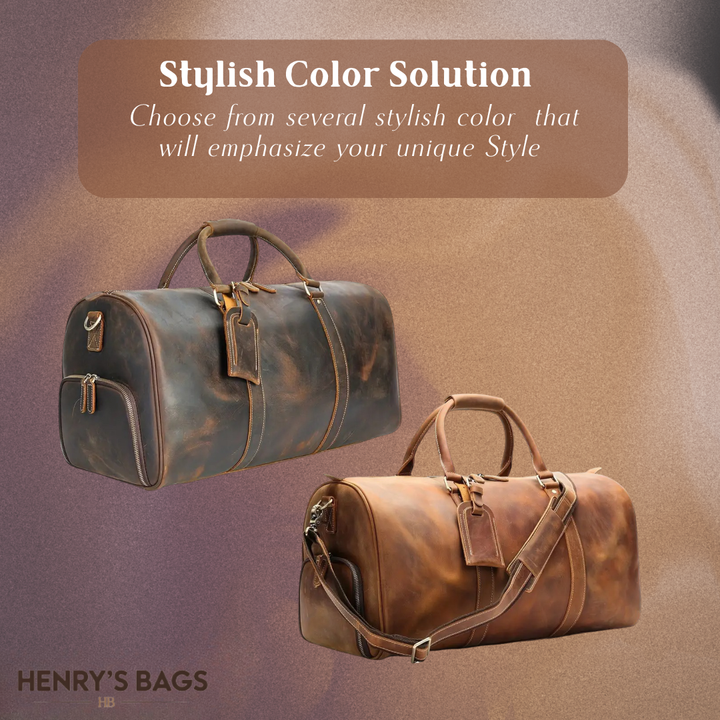 Arden | Classic Leather Duffel Tote (BUY 1 GET 1 FREE)