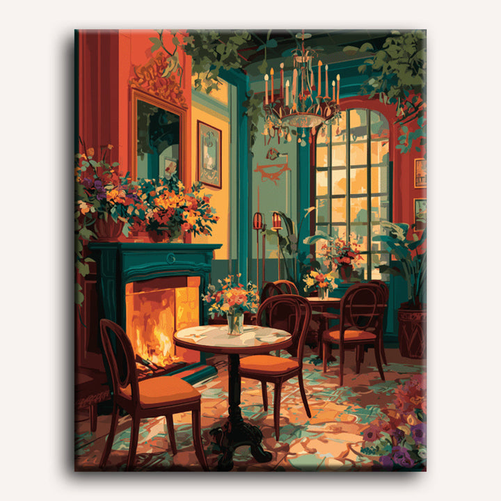 Malen nach Zahlen - Art-déco-Salon