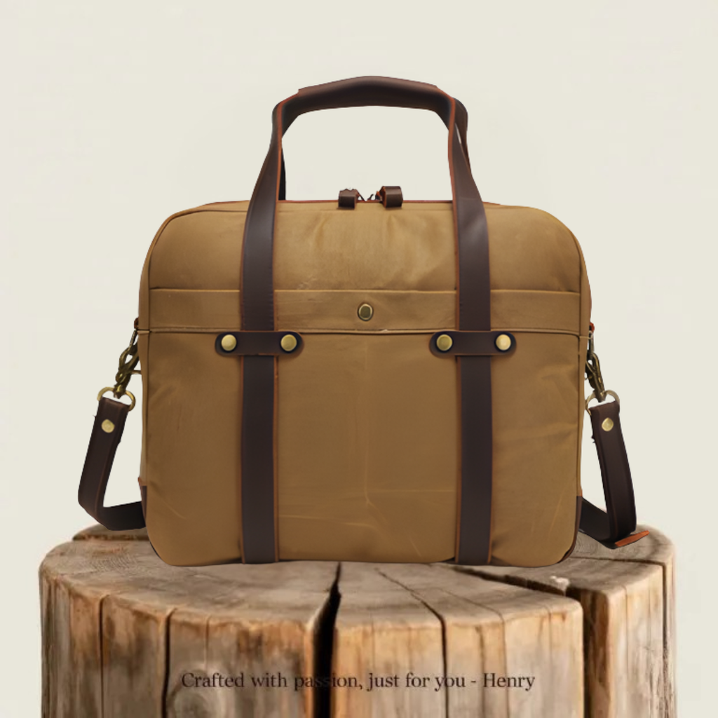 Ashville | Canvas Laptop Messenger Bag
