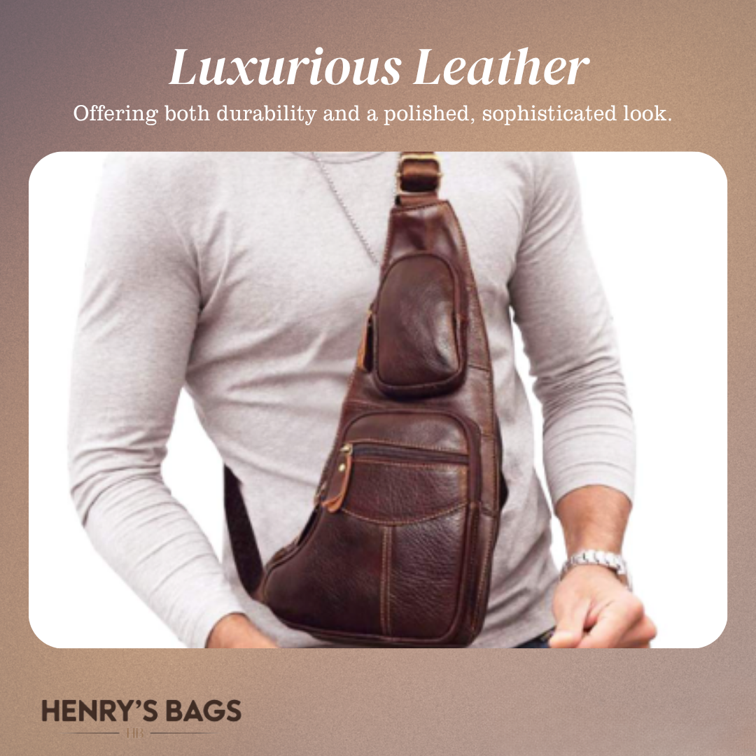 Beckett | Vintage Leather Chest Sling Bag (BUY 1 GET 1 FREE)